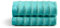 Cosy House Collection Luxury Bamboo 2-Pack Towel Set - Ultra Soft, Absorbent & Quick Drying - Plush Cotton Hotel Spa Quality - 36cm x 36cm - (Washcloth, Turquoise)