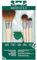 EcoTools Core Five Make-up-Pinsel- und Schwamm-Set, für Lidschatten, Rouge, Bronzer, Eyeliner und Foundation, Make-up Blending Schwamm, Pinsel Essentials, 5-teiliges Set
