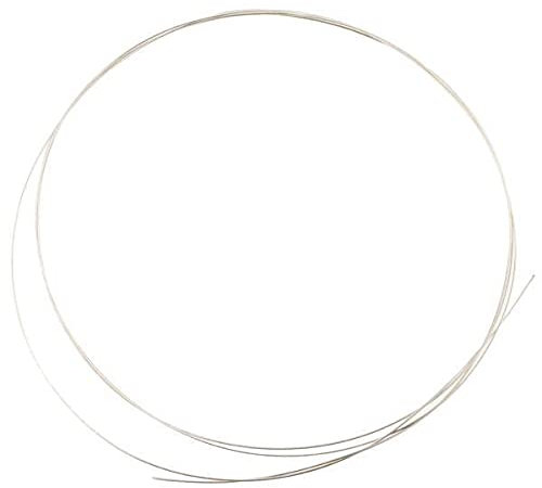 misppro 2 alambres de plata de ley 925 de 0,6 mm