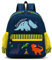 willikiva Netter Zoo Little 3d Rucksack Kinder Rucksack für Jungen und Mädchen Kleinkind Rucksack Wasserdichte Vorschule(Dinosaurier)