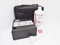 Partsdealers GENUINE FOR VW AUDI SEAT TYRE PUNCTURE REPAIR KIT PUMP AIR COMPRESSOR INFLATOR SEALANT GLUE BOTTLE BAG SET, SEALANT BEST BEFORE DATE 05/2027