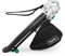 Keplin 3-in-1 Leaf Blower, Garden Vacuum & Mulcher - 3300W, 45L Collection Bag for Easy Clearing of Leafs, Debris & Waste in Garden, Patio & Drive with 12 Meter Cable, Shoulder Strap & Wheels