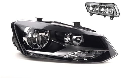 Johns, Scheinwerfer Halogen passend für VW Polo 09 6R 06/2009-03/14 H7 H7 Re. + Nebel.