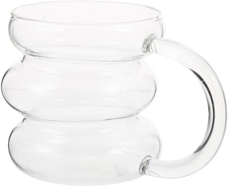 DECHOUS Transparenter Glasbecher Für Kalte Getränke Wie Bier Und Fruchtsäfte Weinbecher Geeignet Robust Und Gratfrei