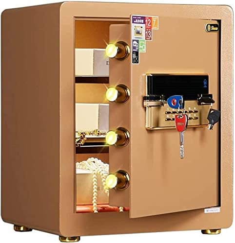 EZKLRWGF Safe Box,Home Safe, Security Safe Small Home Fire and Anti-Theft Safety Box Hotel Office File Cabinets Storage Box High Safety Factor