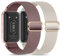 EverAct 2 Pièces bracelets élastiques compatibles avec Samsung Galaxy Fit 3, en tissu nylon, à dégagement rapide, pour Samsung Galaxy Fit 3 SM-R390, homme et femme