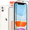 VANAVAGY Glass Screen Protector Compatible for iPhone 11 6.1 inch [2 Pack][Scratch Resistant], Camera Lens Protector included, Film with Frame Full Coverage Case for Easy Installation