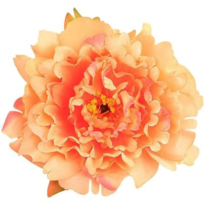 120mm Broches à Fleurs En Tissu Délicat Pour Mariage Sur La Plage Épingles à Revers Faites à La Main Pour Femmes Et Filles Vêtements Accessoires Décoratifs Pour Cheveux Cadeaux (orange)