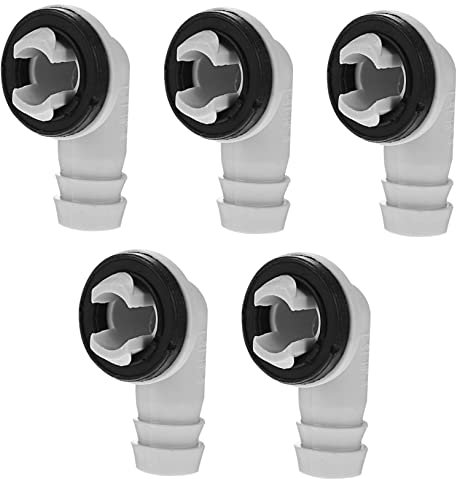 Yardenfun 5 Pcs Kondensat Fitting Kit 15mm Durchmesser Ablauf Schlauch Adapter Auslaufsicher Gummi Fenster Einheit Ablauf