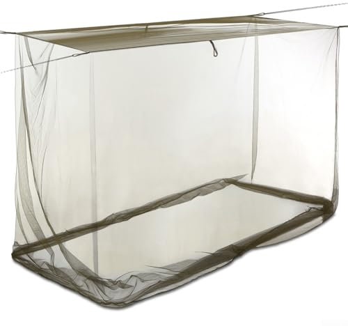 Zanzariera portatile da campeggio, da viaggio, con design a maglia fine, per esterni, patio, viaggi, protezione dalle zanzare (200 x 90 x 180 cm)