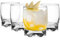 Glasmark KROSNO 1992 Lot de 4 s à eau de 250 ml, s à cocktail, s à jus, à eau avec fond épais, passe au lave-vaisselle