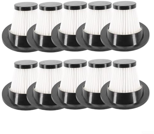 Yuanpgky Waschbare Filter, Ersatz für VacLife VL188, VL189 schnurlose Staubsauger, Ersatzteile, Roboter-Staubsauger-Zubehör, 10 Stück