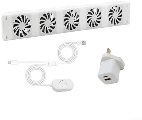 Boost Radiator Fan, 5.0 Radiator Fan Smart Radiator Booster Extension Set Ventilator Fan, Smart Radiator Ventilator, For Radiators(MONO-SET)