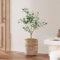 YOLEO Olivier artificiel - 60 cm - Plante artificielle - Grand olivier artificiel - Pour salon, chambre à coucher, bureau - Décoration