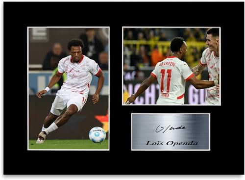 Foto-Poster Lois Openda Fußballspieler 2024 für Leipzig Fußballfans