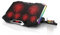 KLJGNCKM Laptop Cooler for Laptop 12-18 Inch Six Fans LCD Screen Laptop Cooling Pad Adjustable Notebook Stand Two Port(Argento)