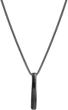 JJDreams Bar Necklace Long Pendant Necklaces for Women and Men Adjustable Pendant with Bar Necklaces,Black