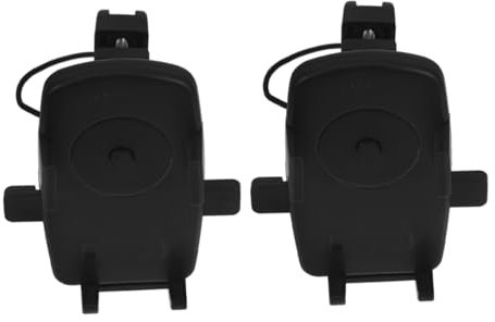 Healifty 2pcs Mountain Bike Phone Mount Holder Sturdy Material Secure Phone Support for Navigation Essential Cycling Accessory for Compatible All
