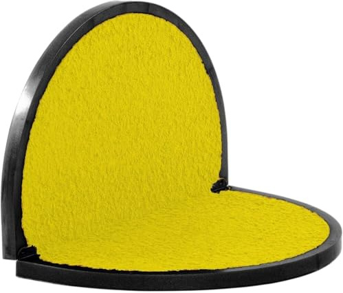 Sportissimo Bloisi,Tappetini Piscina Poggiapiedi FitFeet, Nero/Giallo