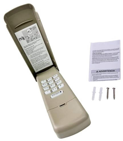 Srliya Öffner-Ferntastatur, Garagentoröffner-Tastatur, Sichere und Zuverlässige Kabellose Schlüssellose Zugangstastatur für 740CB, 750CB, 756CB, 850CB, 853CB