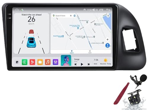 PLKEQS Radio de Coche Android 15 para A-UDI Q5 (2010-2018) Unidad Principal de Repuesto estéreo de 9 con Pantalla QLED 2K, Reproductor Multimedia con Carplay Sat GPS Navi BT 5G WiFi SWC,Y3