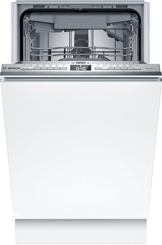 Bosch Series 4 SPV4EMX17G Fully Integrated Slimline Dishwasher, 45cm