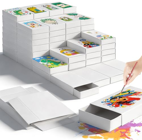 Nuyoah Leere Streichholzschachteln Blanko Groß 11x6,5x2 cm 28Stk Weiß | Große Schachteln zum Basteln Pappschachteln Ideal für Bastelprojekt in der Schule, Adventskalender, DIY, Deko & Geschenke