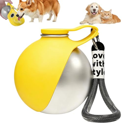 285 ml Borraccia per cani, Bottiglia Portatile Per Cani, Borraccia Portatile per Animale, Bottiglia di Viaggio Cane, B0rraccia Cane, Acqua p0rtatile Del c-ane Bottiglia, per Viaggi, Escursionismo