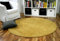 Snapstyle Hochflor Velours Teppich Mona Curry Rund in 7 Größen