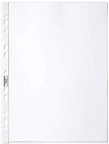 Durable 267219 Prospekthüllen (DIN A4 Business, 0,05 mm) (1500 Hüllen (15 Beutel))