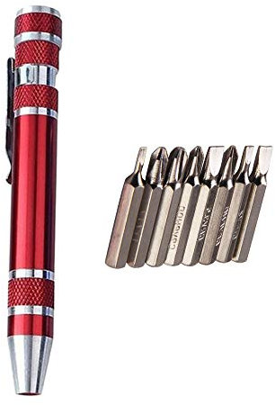Mini Schraubendreher Set 1x/2x/3x 8 in 1 Präzisions Werkzeug Bitset Mini Reparatur Werkzeug Kit für Computern, Uhren, Radios, Apple-Handys und anderen Kleingeräten.