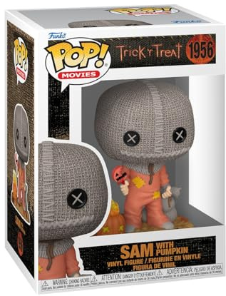 Funko POP! Movies: Trick 'r Treat - Sam with Pumpkin | Official Merch - Collectable Vinyl Figurine for Shelf Display - Birthday Gift Idea for Fans and Collectors