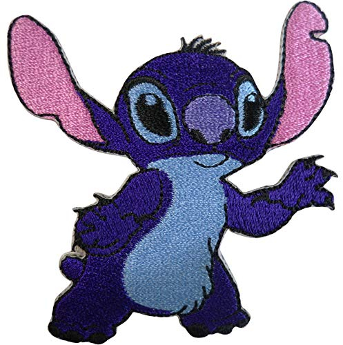 Lilo und Stitch Patch gestickt Abzeichen Eisen nähen auf T Shirt Jeans Tasche Kappe