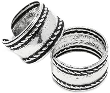 WINDALF Wikinger Ohrklemme WIKY 5 mm Vikings Ohrschmuck Vintage 925 Sterlingsilber