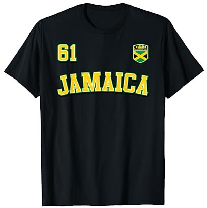 JAMAICA 61 Independence Day 2023 Jamaican Flag Clothing T-Shirt
