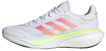 adidas Women's Supernova 3 Running Shoes, Cloud White/Lucid Pink/Wonder Blue, 5 UK