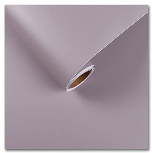 CRE8TIVE Papel Pintado Lila Púrpura 60cm x 300cm Papel Pintado Pared Autoadhesivo Papel Pintado Pared Dormitorio Papel Pintado Pared Moderno Papel Pintado Autoadhesivo Muebles Vinilo Adhesivo Cocina