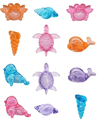 TOPWAYS Lot de 4 jouets de plongée pour piscine - Pierres précieuses - Torpilles - Natation sous-marine - Jouet d'entraînement pour enfants - Cadeaux pour enfants (pierre précieuse)
