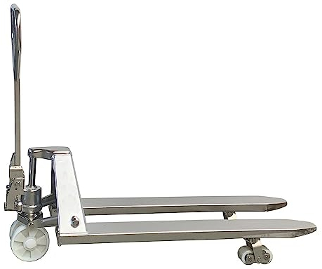 Edelstahl Hubwagen V2A 2,0 t Tragkraft, 1.150 mm Gabellänge