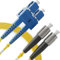 BEYONDTECH Cavo Fibra Ottica SC a FC OS1 Monomodale Duplex (200 Metri) - Cavo di Fibre Ottiche UPC/UPC - 9/125 (LSZH)