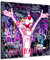 Kunstgestalten24 Leinwandbild Pink Panther Pop Art Comic Bild Kunstdruck Wanddeko