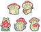 5pcs Cartoon Cute Mushroom Frog Enamel Pins Singer Playing Guitar Froggy Enamel Pin Funny Animal Guitar Frog Brooches Bag Lapel Pin Badges Plant Jewelry Friends Gift