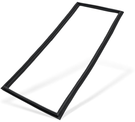 Aggiornato 242193212 Guarnizione porta frigorifero congelatore, compatibile con Frigidaire, Crosley, Kenmore, Westing-house, Freezer Door Guarnizione Parte Ricambio 1465365,240370906,240390701, Nero