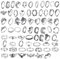 GoPaw 67 Stück Vintage Punk Ringe Set für Männer Frauen, Silber Schlangen, Stapelbare Boho Chunky Emo Fingerrings, Knuckle für Mädchen