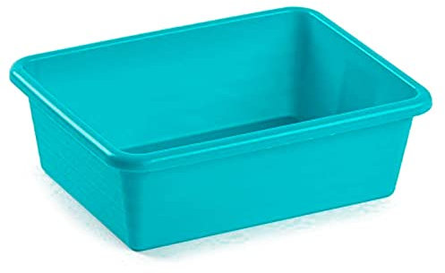 Tradineur - Pack de 4 bandejas frigoríficas de Almacenamiento, plástico, Reutilizables, Servir Comida, Aperitivos, Fabricado en España - 0,89 litros - 19,5 x 15 x 6,5 cm – Color Surtido