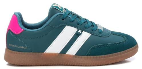 XTI Damen 143485 Sneaker, grün, 37 EU