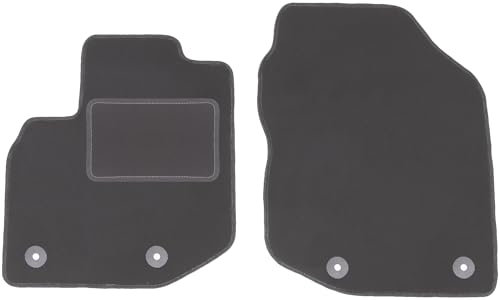 Wielganizator Automatte – Passend für Honda Jazz III Schrägheck 2011-2014 – Velours – Autozubehör - Auto Fußmatten – Fußmatte Auto – 2-teilig - Graphit