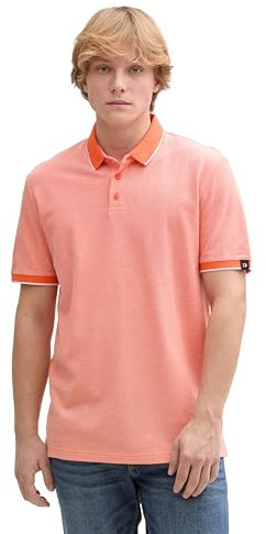 Tom Tailor T-Shirt mit V-Ausschnitt, Flawless Blue Regular Stripe, L