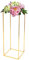 DAOHHFO Blumenständer Metall Gold 80 CM Hoch Modern Gold Blumenhocker Metall-Blumenständer Blumensäule Hochzeit Dekoration für Dekoration in Wohnzimmer Schlafzimmer oder Büro