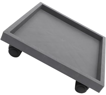 BCOATH Soporte para Macetas con Ruedas Base Cuadrada Rodante para Plantas Diseño Práctico y Fácil De Mover para Interiores y Exteriores Compatible con Diversos De Macetas